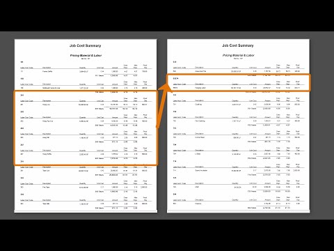 Quick Bid Cost Codes And Account Codes