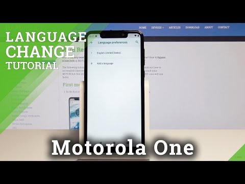 How to Change Language in Motorola One – List of Languages