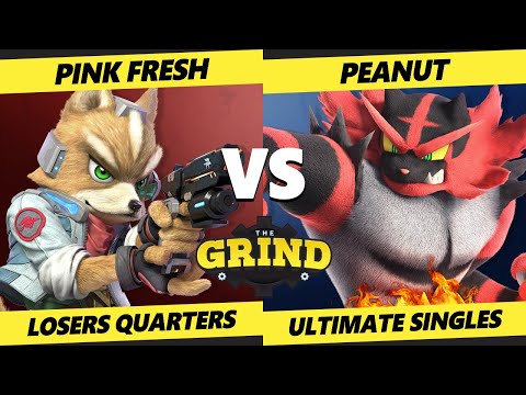 The Grind 238 Top 8 - Pink Fresh (Fox, Wolf) Vs. Peanut (Roy, Incineroar) Smash Ultimate - SSBU
