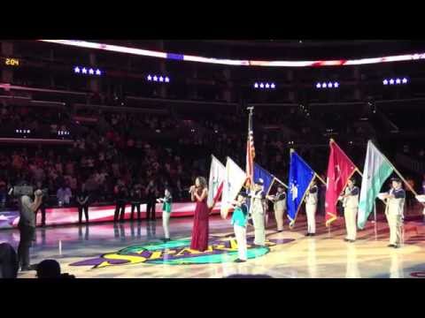 Vaja - National Anthem: LA Sparks vs Phoenix Mercury (4th of July)