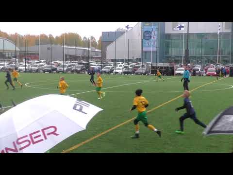 Haupa vs FC Espoo 2-5 1.erä Honka akatemia kutsuturnaus 8.10.2017