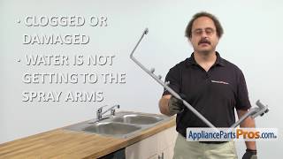 How To: Bosch, Thermador, Gaggenau Spray Arm Water Supply Tube 00350321