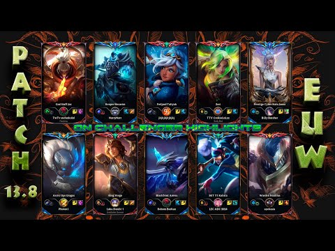 EUW Challenger Match #639 Highlights Patch 13.8 [Mirage-Elyandra - Raxxo ]