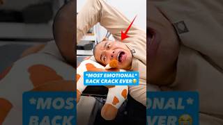 HIS BACK HASNT CRACKED IN 5 YEARS‼️😳 #chiropractic #backpain #neckpain #trending