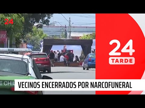 Residentes de San Ramón denuncian llevar días encerrados por narcofuneral | 24 Horas TVN Chile