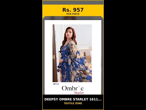 Deepsy Ombre Starlet 1611 - Chiffon Dupatta – product video thumbnail