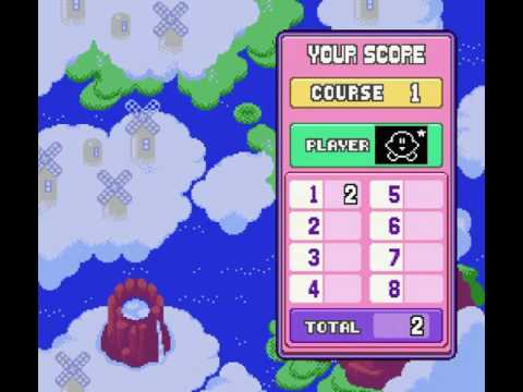 "Kirby's Dream Course" Music : 8 - Scorecard