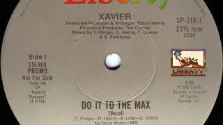 XAVIER- do it to the max