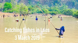 preview picture of video 'No.-55: Catching fishes in Laos 3-3-2019[iPortfolio]'