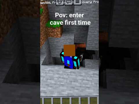 Breaking into a New Minecraft Cave!