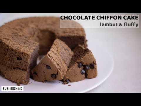 CHIFFON CHOCOLATE CAKE RECIPE | EASIEST CHIFFON CAKE