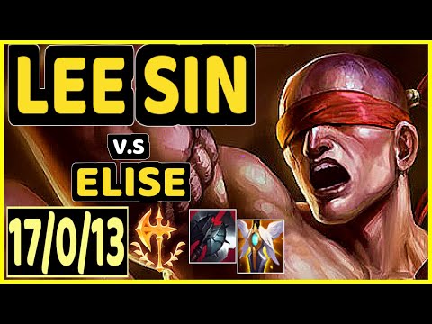 NISQY (LEE SIN) vs ELISE - 17/0/13 KDA JUNGLE CHALLENGER GAMEPLAY - EUW
