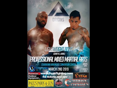 Peak Fighting 3-2-19 Main Event - Vaughn Govia vs Ariel Juarez