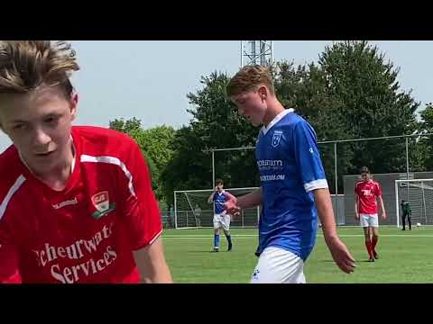 VV RIJSOORD JO17-1 tegen GJS JO17-1. 18.06.2022