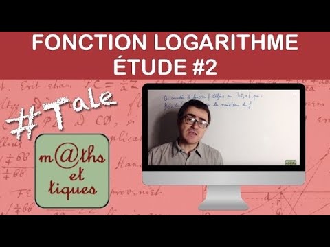 Studying a 2/3 logarithm function: Variations - Terminale