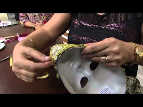 Mulher.com 28/02/2014 Del Carmen - Máscara de Veneza