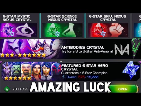 Double 6 Star Nexus, Featured 6 Star, Anti-Venom Cavalier Crystals - Amazing Luck!