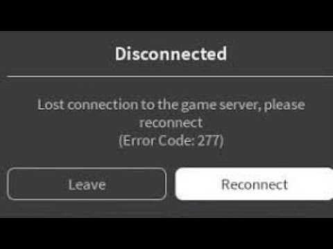 How to fix error code 277 roblox.