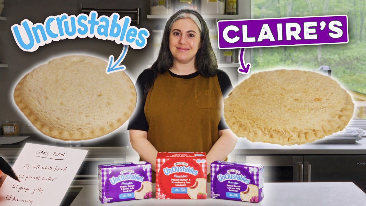 I Tried Making Homemade Uncrustables | Claire Recreates