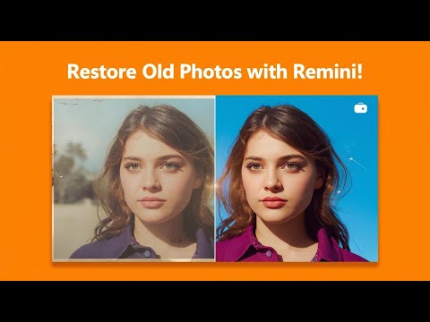 Restore Old or Blurry Photos with Remini App