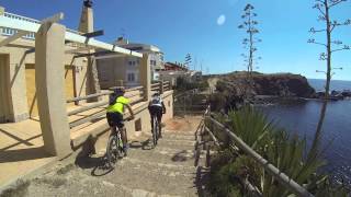 preview picture of video 'Con la bici de montaña por los acantilados del Cabo de Palos'
