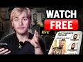How To Watch UFC MMA Live For Free Legally WORKING 2025