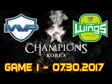 [LCK Summer 2017 W8D5] MVP vs JAG game 1 Highlights | Jin Air vs MVP