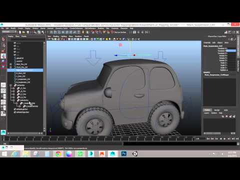 Rigging - Basic Vehicle Rig (Autodesk Maya)