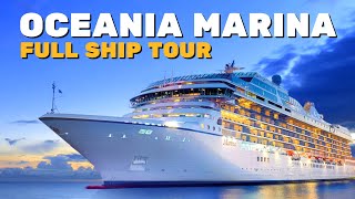 Oceania Marina | Full Ship Walkthrough Tour & Review | 4k
