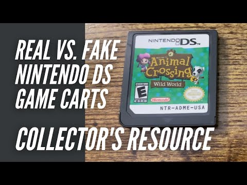 How to Spot a Fake Nintendo DS Cartridge (Animal Crossing Wild World) | Collector's Resource