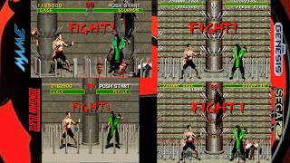 Mortal kombat arcade vs console