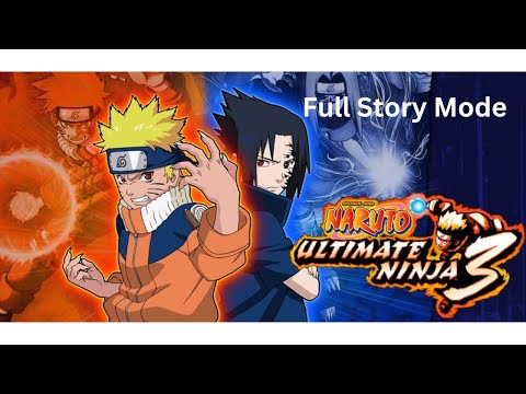 Naruto Ultimate Ninja 3 (2005) - Hero's History Full Walkthrough