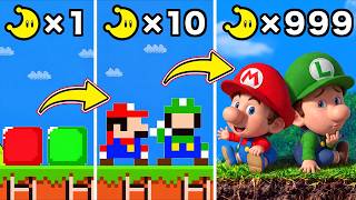ムーンを取るたびにリアルになるマリオ実況