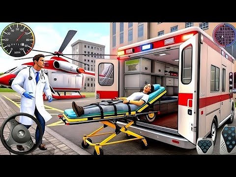 Ambulance City Rescue Simulator - 911 US Emergency Ambulance Driving 3D - Android Gameplay