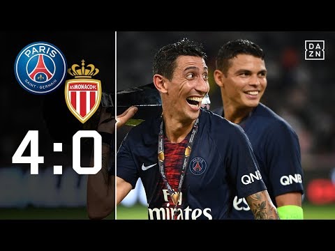 Durch Di Marias Doppelpack zum Titel: PSG - Monaco 4:0 | Highlights | Trophee des Champions | DAZN