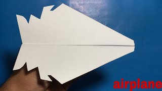 best peper airplane | How to make an easy paper airplane | flying peper airplane