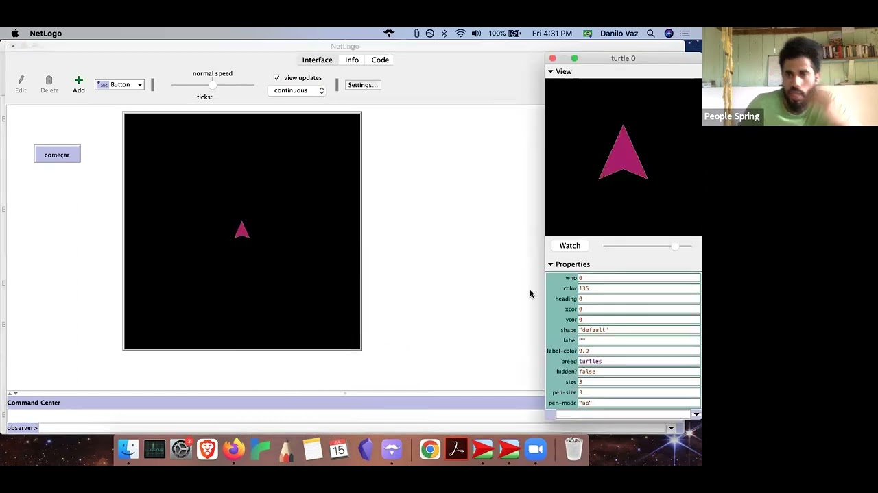 Primeiro Programa com o NetLogo (Parte1)