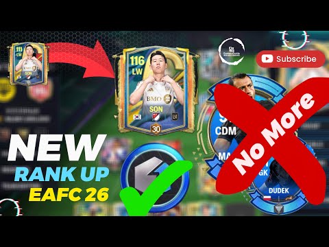 Eafc 26 New Rank up System and Point Cost for Every Overall