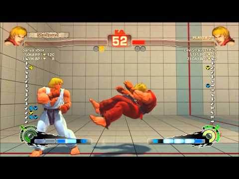 Super Street Fighter 4: Arcade Edition 2012 panya xbox (Ken) vs LeviStrauss1829 (Ken) - Ranked Match