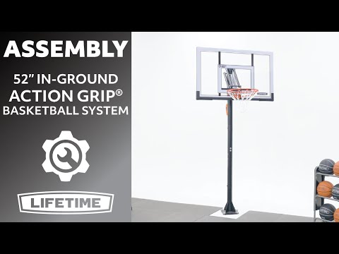 Lifetime Adjustable In-Ground Basketball Hoop (52-Inch Polycarbonate)