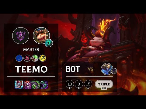Teemo Bot vs Ezreal - EUW Master Patch 10.24
