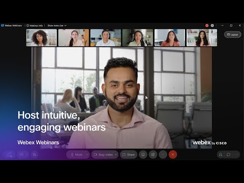 Experience Webex Webinars in action | Demo