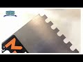 Desempenadeira de Aço Dentada 12X25cm - Minasul - MINASUL