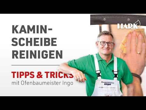 Kaminscheibe reinigen | Ofenscheibe von Ruß befreien