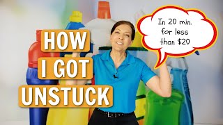 How I Got Unstuck. My Big Problem Solved in 20 Minutes for Less than $20.