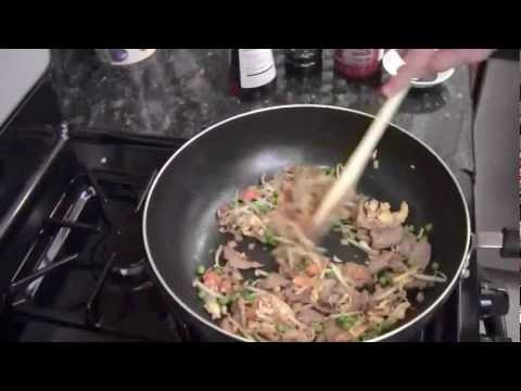 How to make spicy beef fried rice
