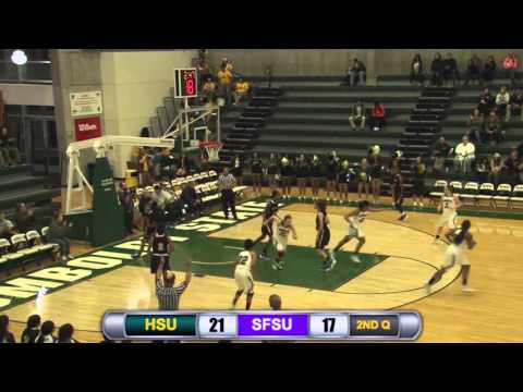Humboldt State Women's Basketball vs SF State Highlights 12/12/15