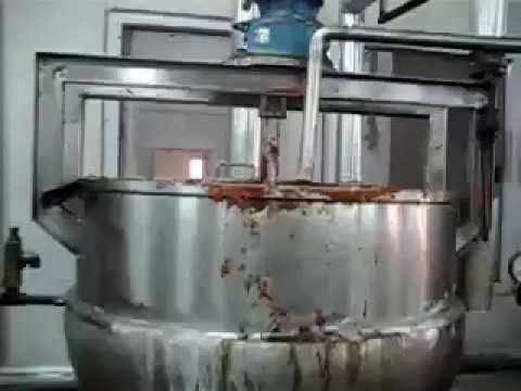 Semi-automatic stainless tomato ketchup machine