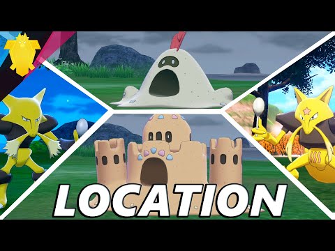 How to Catch Kadabra, Alakazam, and Palossand in Pokemon Sword and Shield Isle of Armor