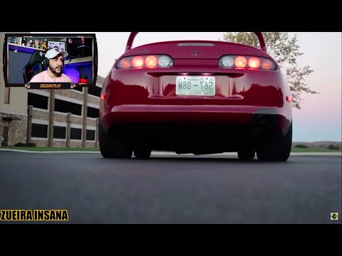 SUPRA!! ISSO QUE É CARRO DE VERDADE ZUEIRA INSANA REACT